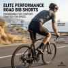 Salopette da Ciclismo Senza Cuciture Imbottitura 9D Pro Pantaloni da Ciclismo MTB Neri da Uomo Bici Gravel