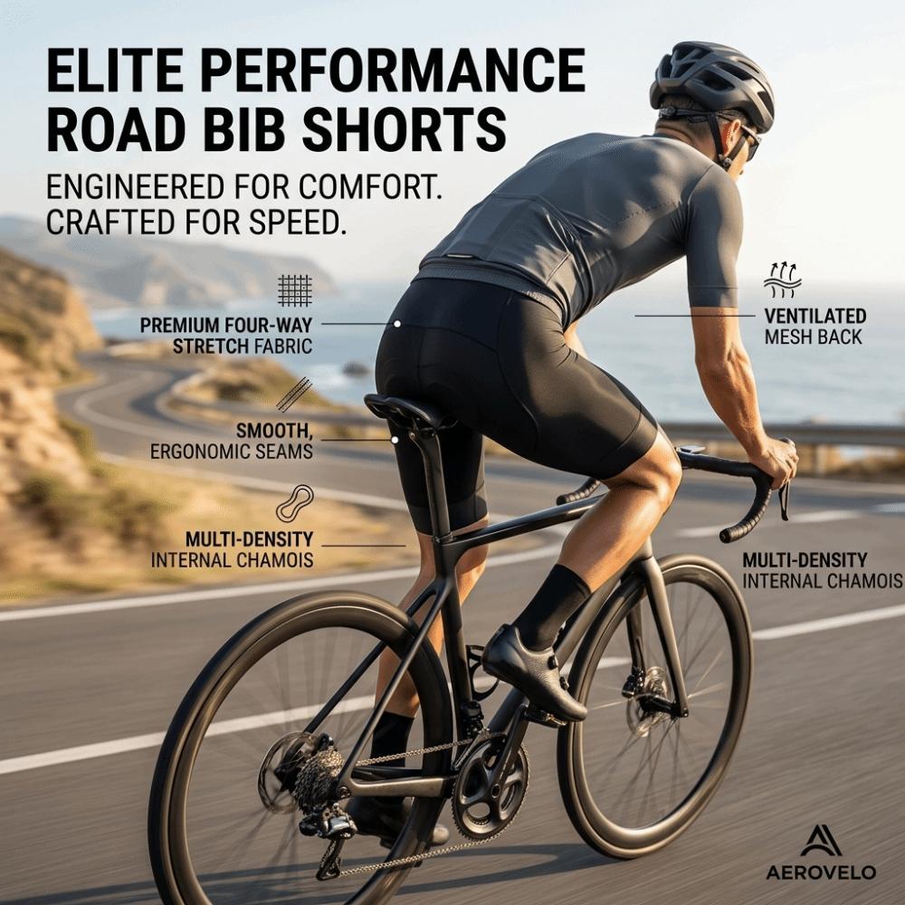 Salopette da Ciclismo Senza Cuciture Imbottitura 9D Pro Pantaloni da Ciclismo MTB Neri da Uomo Bici Gravel