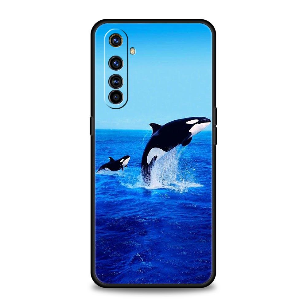 

Чехол для телефона Косатка океанская милая косатка Для Realme 12 11 10 9 8 5G 7 6 GT5 GT3 GT2 Pro C21 C11 C25 C35 GT Neo 2 3 3T 5 Чехол Realme 9 Pro