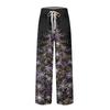 Men's Knitted Fashion Print Pocket Casual Pants Pajama Pants