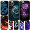 Dragon Cool Art Phone Case For iPhone 17 Air 15 16e 14 13 Pro Max Coque 12 11 Pro Max PLUS Cover