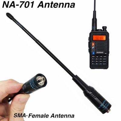 Orijinal Sma-dişi Anten Na-701 Çift Bant Uhf Vhf İki Yönlü Radyo Uv-5r Uv-82 Bf888s Telsiz Aksesuarları Na701