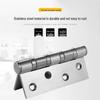 Junceng 304 Stainless Steel Silent Bearing Butt Hinge