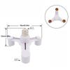 3 In 1 E27 To E27 Extended LED Bulb Socket Splitter Adapter Bracket, Suitable For Photography Studios, Kitchens, Restaurants