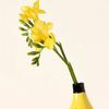 Artistics Banana Shape Resins Vases Decorative Flower Arrangement Container for Home Office Tabletop Floral Display