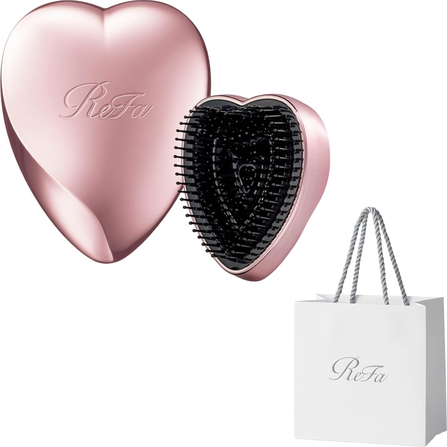 ReFa HEART BRUSH mini shopper (Rose gold)