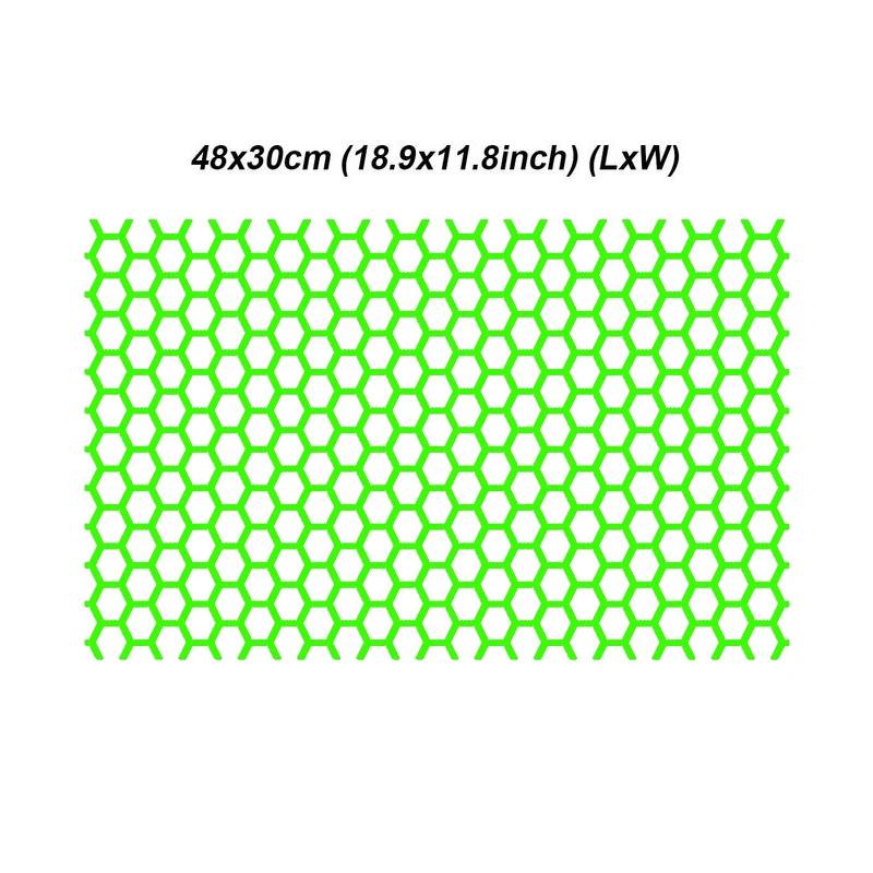 1 Stück Wabenmuster Autoaufkleber Hohl-Scheinwerferabdeckung Auto-Scheinwerferfolien Gitter Seitenwindabweiser Scheinwerfer Rücklicht Aufkleber Roller Auto Folien Aufkleber