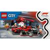 LEGO City F1 Pit Stop & Pit Crew with Ferrari Car
