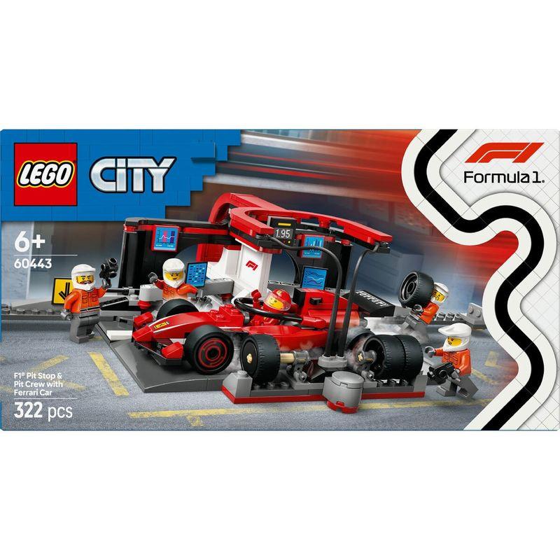LEGO City F1 Pit Stop & Pit Crew with Ferrari Car