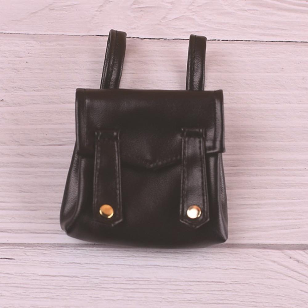 Mini Doll PU Leather Bag Miniature 17cm Doll Bag Accessories  Dolls Accessories