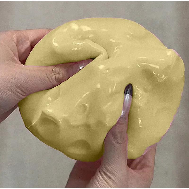 Jumbo Cheese Cube Stress Ball Shapeable Slow Rebound Squeeze Ball Stress Relief Fidget Toys Home Ornament Kids Birthday Gifts