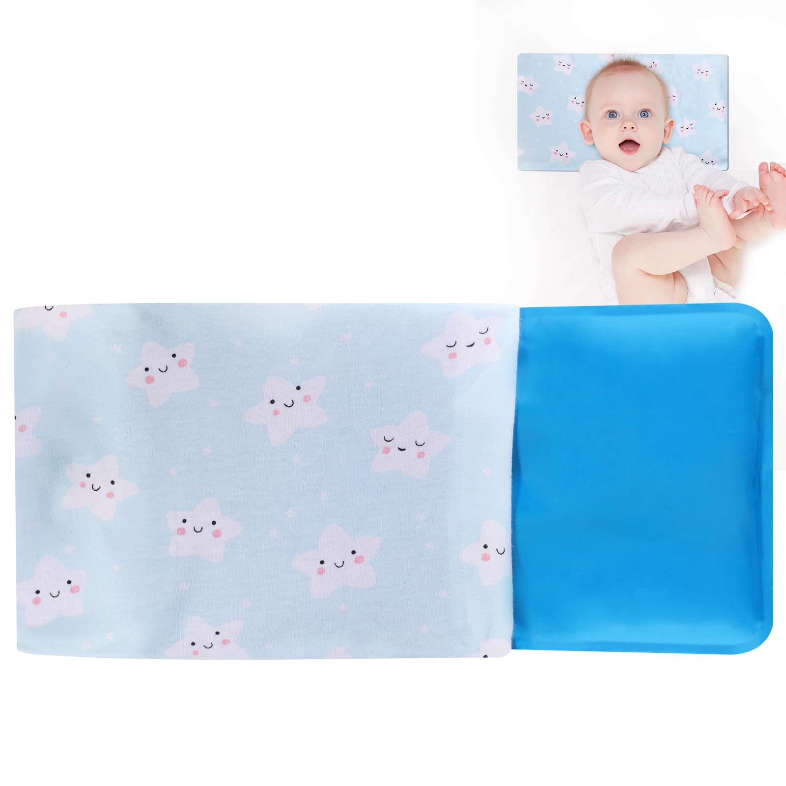 

HEINALOUS Ice Pack for 700g with Cloth Ice Hot Medical Grade Ice Ideal for Icing Knees Kids, Cover, Pack, Pack, Gel,