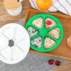 Yousheng 6 In 1 Triangle Onigiri Mold, Food Grade Rice Ball Shaper for Sushi, Non Stick DIY Rice Mold for Bento Lunch Box, Dishwasher Safe Kitchen