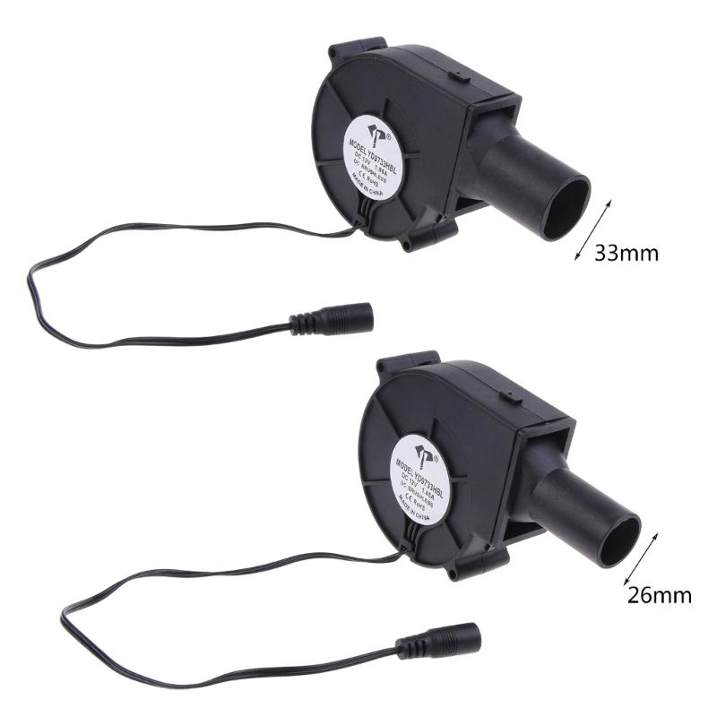 Outdoor BBQ Fan Air Blower 12V 1.88A Air Flow Electric BBQ Fan Outdoor Cooking Camping Hiking Picnic Tools Accessories