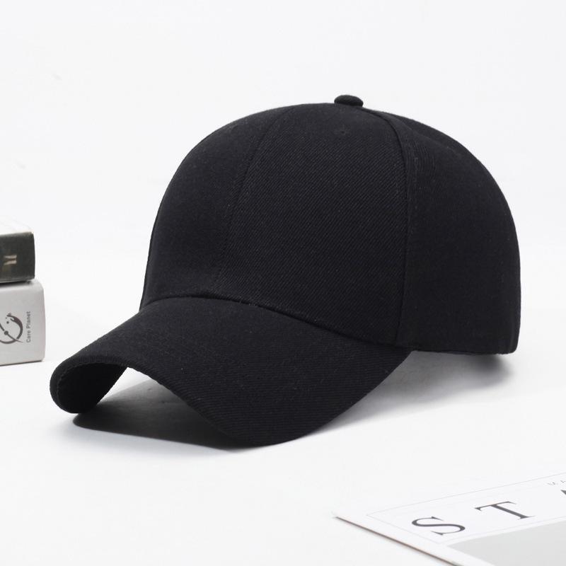Maoqing Solid Color Duckbill Men's Sunshade Baseball Cap with Various Logos