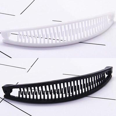 Korea Plain Bananenform Pferdeschwanzhalter Clip Haarnadel Haarkamm