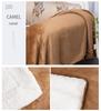 Cozy Double Layer Flannel Blanket for Home and Office