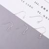 6pcs/pack Genuine 925 Sterling Silver Hook Ear Wire Hook Findings For DIY Jewelry Making Earring Accessories