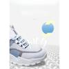 Ladies' Casual Sports Shoes, Oversized Lightweight Soft Soled Sports and Leisure Shoes, Comfortable Non Slip Walking Shoes, Lace Up Running Shoes