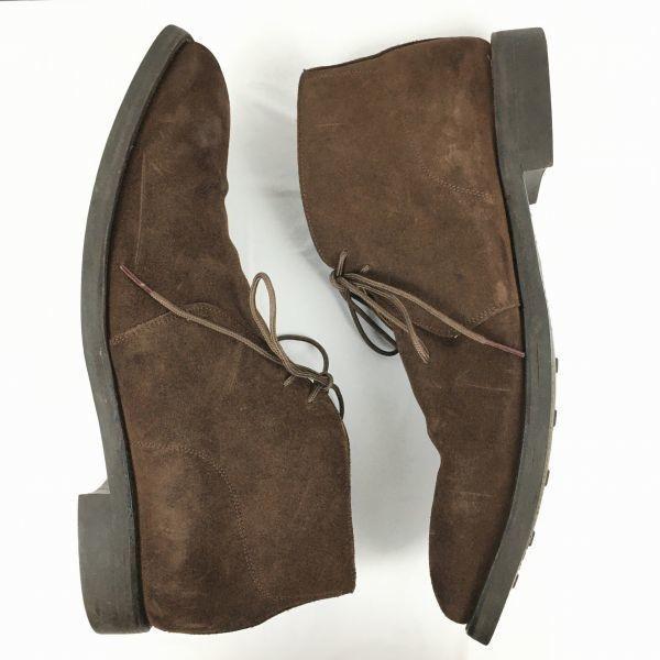 Finsbury Goodyear Welted Suede Leather Chukka Boots Dark Brown Size 11 29.5(USED)