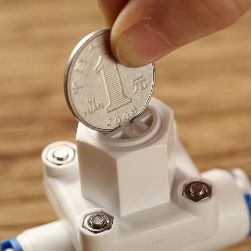 1/2 Zoll 3/8 Zoll 1/4 Zoll Verstellbares Kunststoff-Druckminderungsventil Wasserdruckregler für Umkehrosmose-Wassersystem