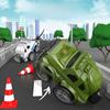 מכונית משטרה צעצוע לשטח עם סיבוב 360 מעלות למשחק ולמידה של פעוטות וילדים