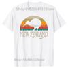 Funny New Zealand Kiwi Vintage Bird Graphic T-shirts  's Fashion Casual Tshirt 100% Cotton Loose Oversized T Shirt