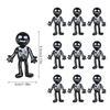 10/30Pcs Scary Halloween Stretchable Skull Skeleton Anti Stress Toy for Kids Birthday Party Favors Halloween Party Pinata Filler