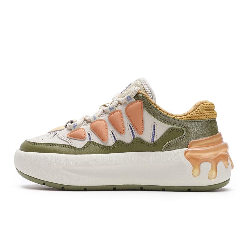 Fila Carrot 1 Breathable Fashionable Casual Low-Top Sneakers Women Sneakers Lizard-Green F12W531213FBA