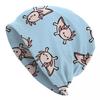 Axolotl Sea Animal Skullies Beanies Hats Warm Autumn Winter Outdoor Cap Knitted Bonnet Caps for Unisex Adult