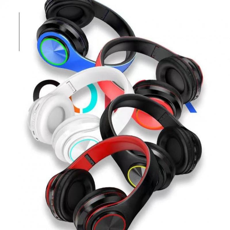 Luminous Heavy Bass Wireless Bluetooth Sports Headset with Mic