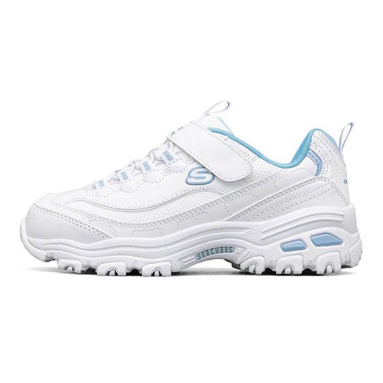 Skechers DLites Series 1.0 Sports Casual Shoes Kids Sneakers White 664180L-WHT 30