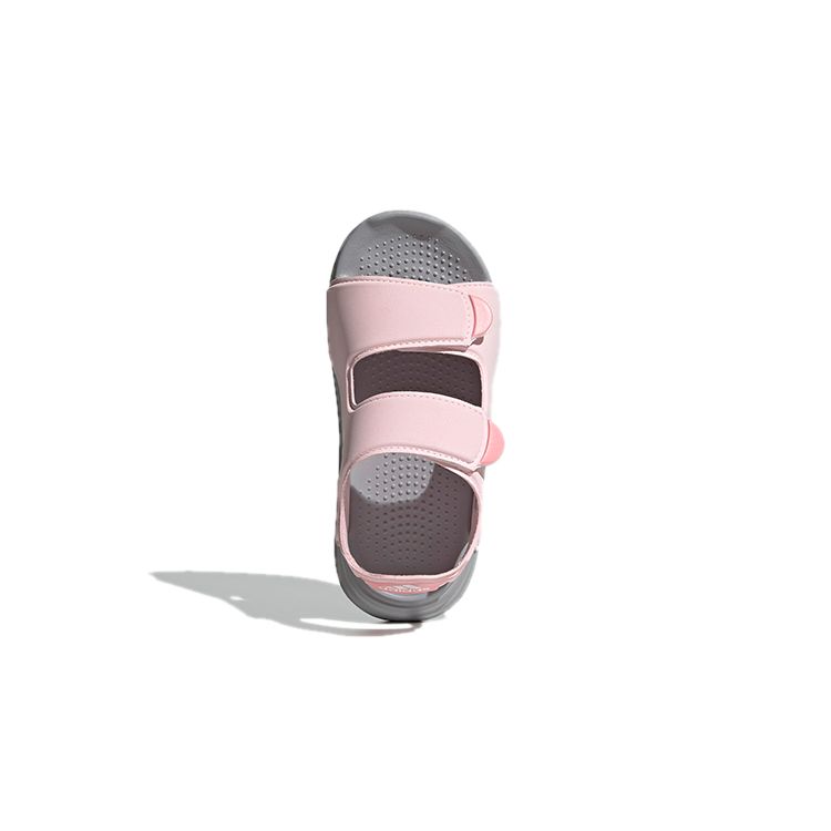 Adidas Swim Sandal Space Leather Comfortable Shock Absorbing Durable Kids Sandals Kids Sandals Pink FY8937