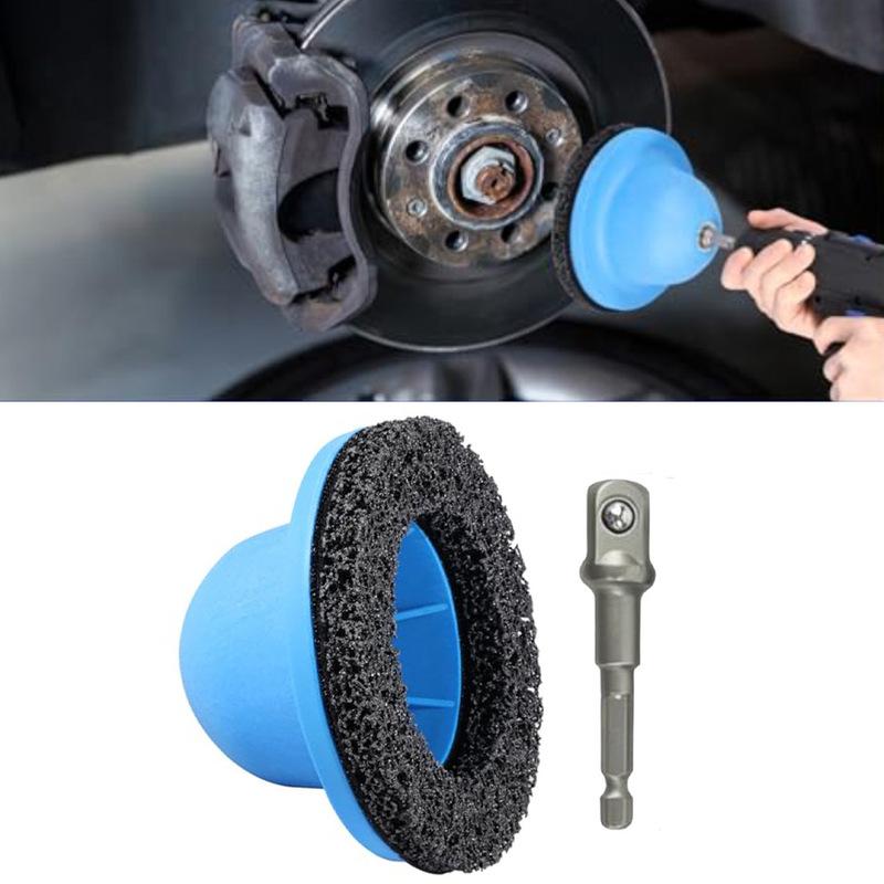 Wheel Hub Grinder Machine Disc With 1/2inch Extension Rod For Replacing Wheel Rims Cleaning Wheel Hubs Car Maintenance Tool