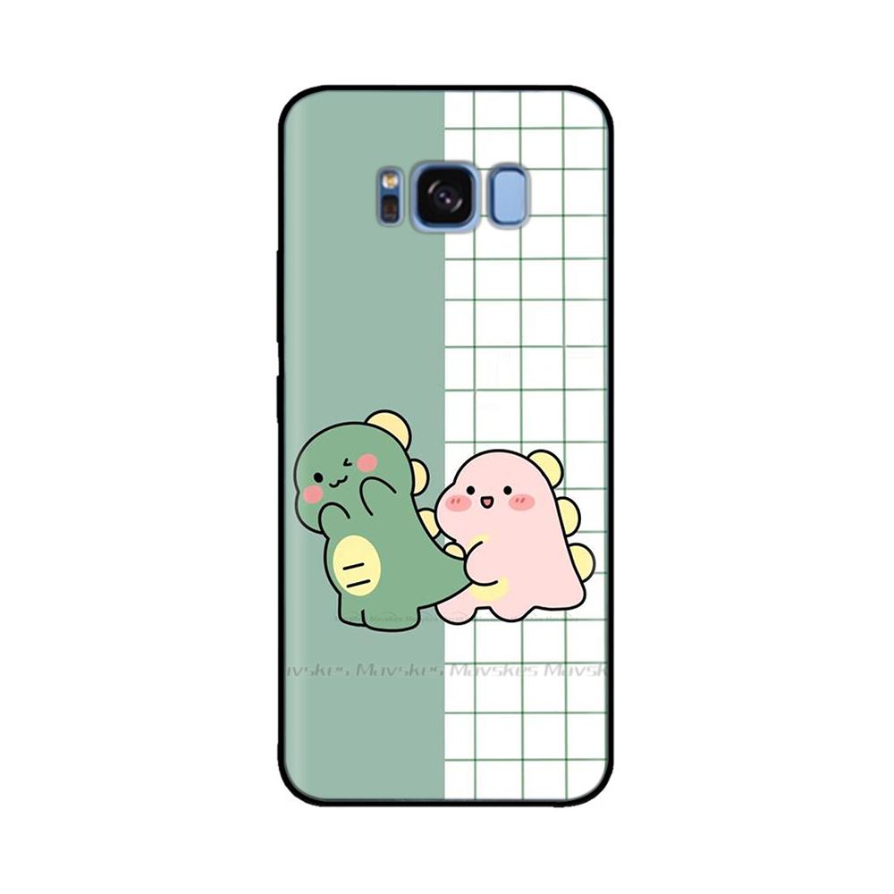 For Samsung Galaxy S8 Plus Phone Case Heart-Butterfly Funda For Samsung S8 S8Plus Cases Liquid Silicone Bumper GalaxyS8 Shells