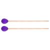 1 Pair Marimba Stick Mallets Beech Handle Xylophone Instrument Accessories Blended YarnPurple