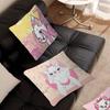 Cute M-Marie Cat Anime Pillow Cover for Bedroom Room and Living Room Sofa Decorative Cushion Cover