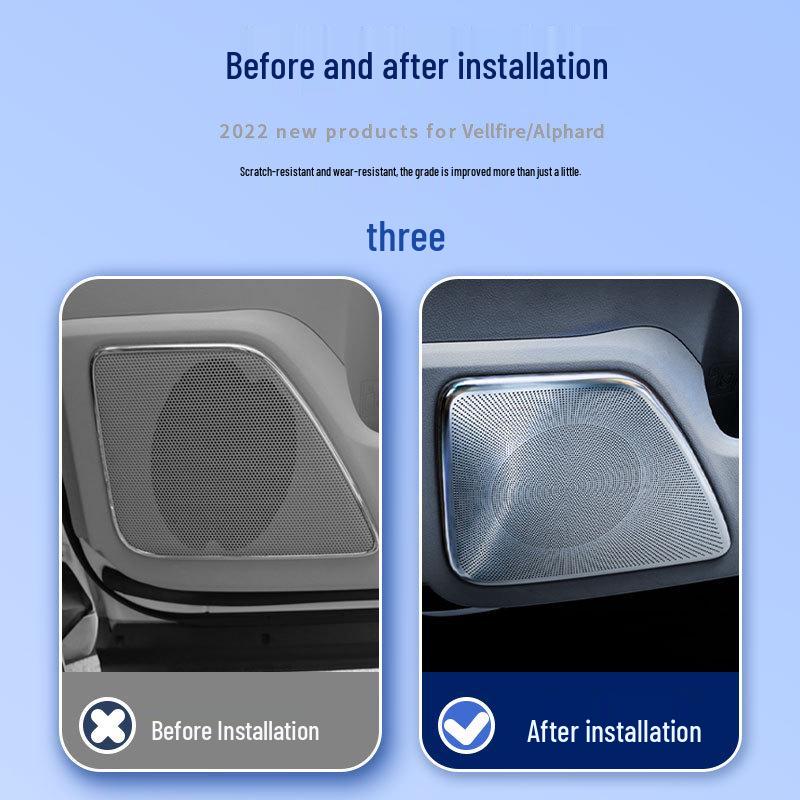 Toyota Alphard/Vellfire 20 Audio Panel & Speaker Frame Mod Cover