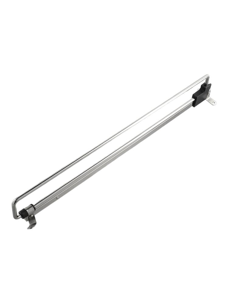 Iron and Plastic Pull Out Hanger Rail Extending Rack for Wardrobes and Cabinets