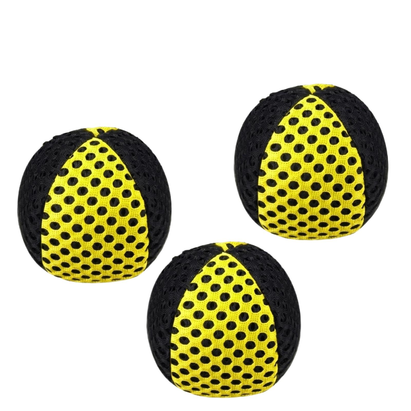 

Handwoven 3pc Bean Bag Toy Set Durable Soft Fabric Material Lightweight for Indoor Outdoor Use Suitable for Various Games and Activities One Size жовтий