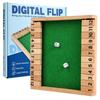 Kids' Wooden Logic Puzzle: Two-Player Number Flip Game for Ages 3+ - Educational & Fun
