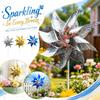 Buiten Tuin Windmolen Decoratieve Spinner met Reflecterende Bladen voor Tuin Gazon Terras en Veranda Windaangedreven Kinematische Sculptuur