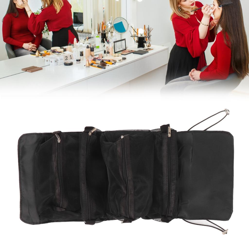 Detachable Cosmefic Bag Foldable 4 in 1 Multifunction Hanging Makeup Bags with Hook and   for Outdoor Travel