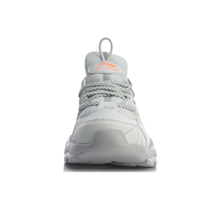 Li Ning Cang Lan Lightweight Trendy Casual Shoes Women Sneakers Frost-White AGLQ024-4