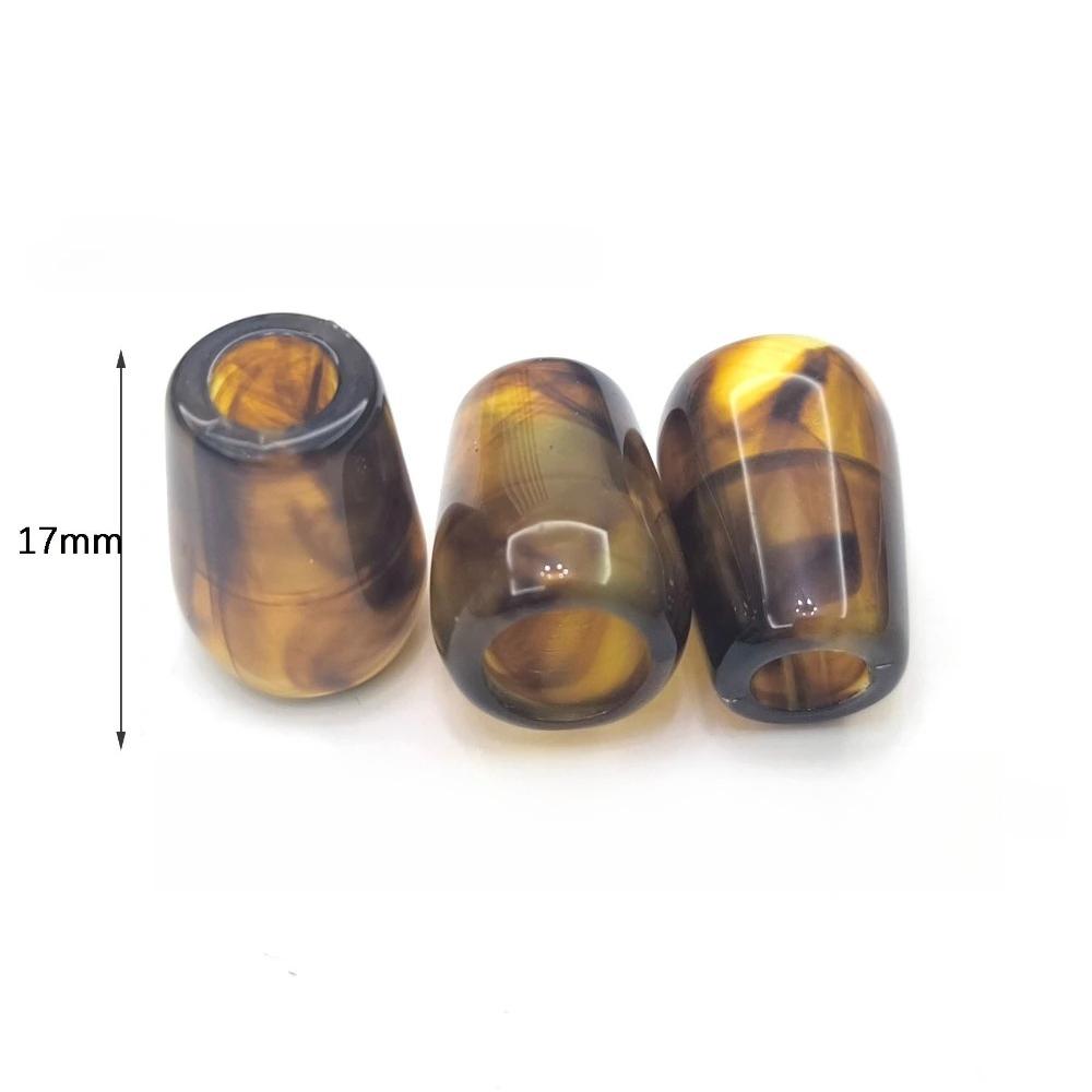 10pcs Acrylic Cord Stoppers 5mm Inner Diameter Durable Acrylic Cord Ends Clothing Accessories