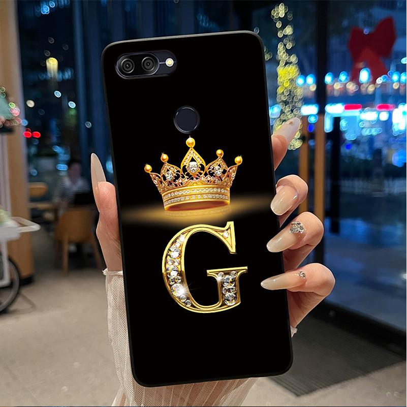 Newest Letter Crown Design Phone Casing For ASUS Zenfone Max Plus (M1) ZB570TL Black Case Bumper Silicone Shockproof Soft Cover