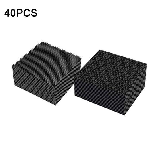 10/15/20/30/40/50Pcs Heavy Duty Fastener Tape Self Adhesive Interlocking Strip Damage-Free Multifunction Car Foot Mat Carpet Fixing Sticker
