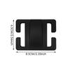 Black Safety Seat Belt Adjuster Car Accessory For Improves Comfort Driving