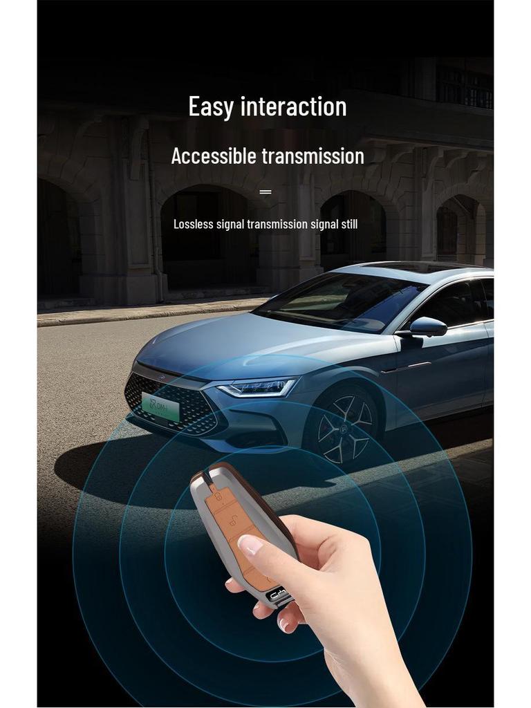 BYD Han Key Case: Metal Shell for Han DMI, Han EV, Qin, Yuan, Song PLUS, Tang