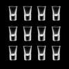12er Set 30ml 1oz Mini Schnapsglas für Bar Party Kreative Cocktail Likör Whiskey Gläser Spezialgetränke Tiefenbomben Glas Transparent